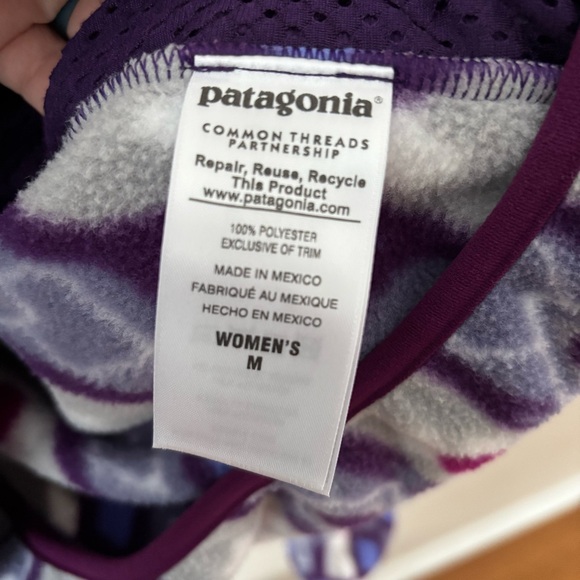 Patagonia W's Lightweight Snap-T Hooded Fleece Jacket M - Picture 7 of 10